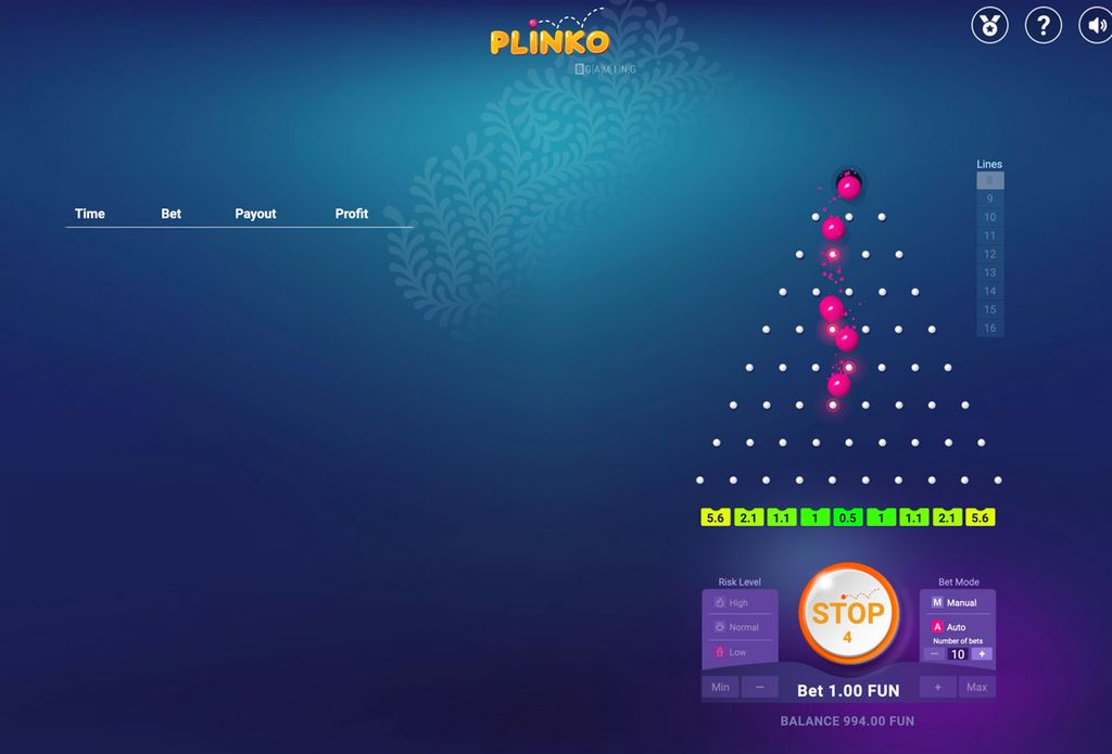 Krypto plinko: Zagraj w Plinko online w kasynie Winz